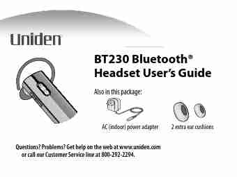 Uniden Bluetooth Headset BT230-page_pdf